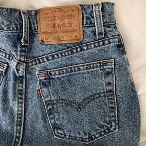 LEVI Strauss High Waisted Jean Shorts